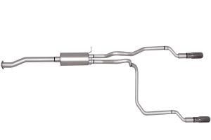 96-97 Chevrolet S-10 2.2L Extended Cab Short Bed 2WD, 96-97 GMC Sonoma 2.2L Extended Cab Short Bed 2WD Gibson Exhaust Systems - Split Rear Style (Aluminized)