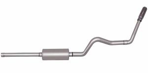 88-89 C/K Series Heavy Duty; 7.4L; 2/4WD; Extended Cab, Long Bed Gibson Exhaust Systems - Swept Side Style (Stainless Steel)