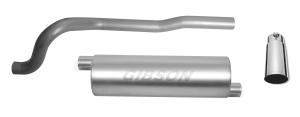 86-00 Cherokee; 2.5L-4.0L; 2/4WD; XJ Gibson Exhaust Systems - Swept Side Style (Stainless Steel)