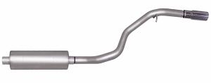 1998 Grand Cherokee; 4.0L-5.9L; 2/4WD; 4 Door, 93-95 Grand Cherokee; 4.0L-5.2L; 2/4WD; 4 Door Gibson Exhaust Systems - Swept Side Style (Stainless Steel)