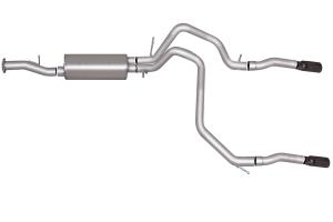 07-09 Tahoe; 4.8L-5.3L; 2/4WD; 4 Door, 07-09 Yukon; 4.8L-5.3L; 2/4WD; 4 Door Gibson Exhaust Systems - Split Rear Style (Stainless Steel)