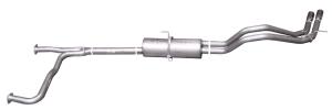 03-10 Titan; 5.6L; 2WD; Crew Cab, Long Bed Gibson Exhaust Systems - Dual Sport Style (Stainless Steel)
