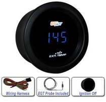 All Cars (Universal), All Jeeps (Universal), All Muscle Cars (Universal), All SUVs (Universal), All Trucks (Universal), All Vans (Universal) Glowshift Blue Digital Exhaust Temperature Gauge