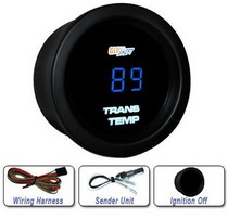 All Cars (Universal), All Jeeps (Universal), All Muscle Cars (Universal), All SUVs (Universal), All Trucks (Universal), All Vans (Universal) Glowshift Blue Digital Trans Temperature Gauge