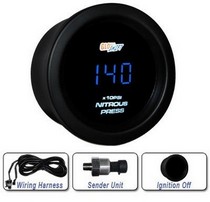 All Cars (Universal), All Jeeps (Universal), All Muscle Cars (Universal), All SUVs (Universal), All Trucks (Universal), All Vans (Universal) Glowshift Blue Digital Nitrous Pressure Gauge