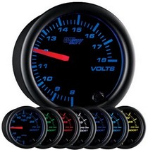 All Cars (Universal), All Jeeps (Universal), All Muscle Cars (Universal), All SUVs (Universal), All Trucks (Universal), All Vans (Universal) Glowshift Black 7 Color Volt Gauge