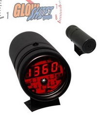 All Cars (Universal), All Jeeps (Universal), All Muscle Cars (Universal), All SUVs (Universal), All Trucks (Universal), All Vans (Universal) Glowshift Black Digital Tachometer and Red Shift Light