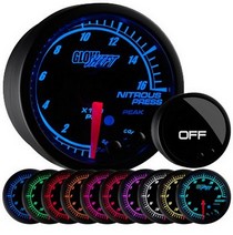 All Cars (Universal), All Jeeps (Universal), All Muscle Cars (Universal), All SUVs (Universal), All Trucks (Universal), All Vans (Universal) Glowshift Elite Ten Color Series Nitrous Pressure Gauge