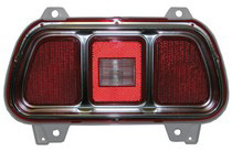 71-72 Mustang Goodmark Assembly For Tail Light (Left/Right) - Incl. Lens/Housing/Molding