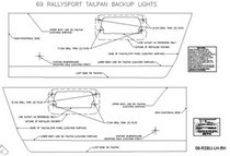 69 Camaro Goodmark Template For Back Up Light