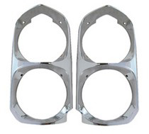 66-67 GTO Goodmark Bezel Set For Head Light (Left and Right)