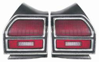 68 Chevelle Goodmark Assembly For Tail Light (Left - Driver) - Incl. Bezel/Lens/Housing