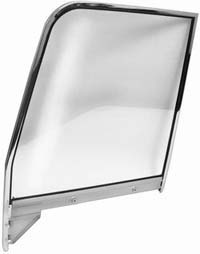 67-68 Mustang Coupe (2 Door) Goodmark Door Glass (Left - Driver)