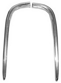 68 C10 Pickup,  68 C20 Pickup,  68 C30 Pickup,  68 K10 Pickup,  68 K20 Pickup,  68 K30 Pickup Goodmark Eyebrow Moulding (Left - Driver)