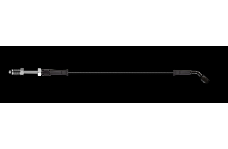 Universal Goodridge GR Powersports Clutch Lines - 64in Universal Clutch Line w/Blk Fittings & Blk Hose - 45 Deg Banjo w/Straight 7/16 UNF