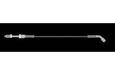 Universal Goodridge GR Powersports Clutch Lines - 68in Universal Clutch Line w/SS Fittings & Blk Hose - 45 Deg Banjo w/Straight 7/16 UNF