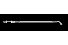 Universal Goodridge GR Powersports Clutch Lines - 70in Universal Clutch Line w/SS Fittings & Clear Hose - 45 Deg Banjo w/Straight 7/16 UNF