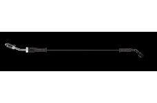 Universal Goodridge GR Powersports Clutch Lines - 72in Universal Clutch Line w/Blk Zinc Fittings & Clear Hose - 45Deg Banjo w/20Deg 7/16 UNF