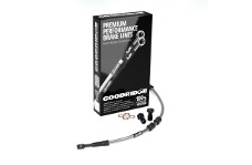 Universal Goodridge GR Powersports Clutch Lines - HD FLHXSE CVO Street Glide +10in Clutch Line Kit - Clear