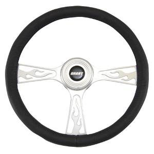 All Cars, All Jeeps, All Muscle Cars, All SUVs, All Trucks, All Vans Grant Flame Model Steering Wheel 14.75