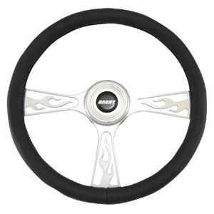 All Cars, All Jeeps, All Muscle Cars, All SUVs, All Trucks, All Vans Grant Flame Model Steering Wheel 14.75