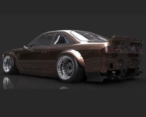 NISSAN 240SX 95-98 S14 Rocket Bunny S14 V2 Rear Diffuser