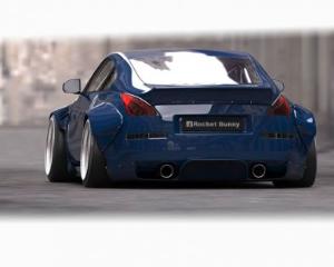 NISSAN 350Z 03-08 Rocket Bunny Z33 Rear Diffuser