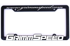 Universal GrimmSpeed GRM License Plate Frames - License Plate Frame (Pair)