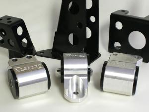 92-95 Honda Civic J Series Engine, 93-97 Honda Del Sol (EG/DC2) J Series Engine, 94-01 Acura Integra J Series Engine Hasport Engine Mount Kit - Urethane U70A (Race)