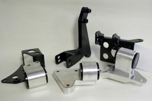 96-00 Honda Civic (EK) K Series Engine (Requires 92-95 Honda Civic Steering/Suspension Parts) Hasport Engine Mount Kit - Urethane U70A (Race)