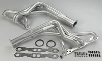 70-81 Chevrolet Camaro Base, Lt, Z28, 75-79 Chevrolet Nova Base, Concours, 77-79 Pontiac Phoenix Base, Lj, 78-81 Pontiac Firebird Base, Esprit, Formula, Trans Am Hooker Super Compeition Header (Metallic Ceramic Coating) (Full Length Tube 1 5/8 in. x 30 in. O.D.) (Collector Size 3 in. O.D.) (Collector Length 10 in.) (Port Shape Same As Port) (Will Not Fit Angle Plug Head)