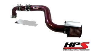 2006-2008 Audi A3 2.0T Turbo FSI HPS Shortram Air Intake + Heat Shield Red 