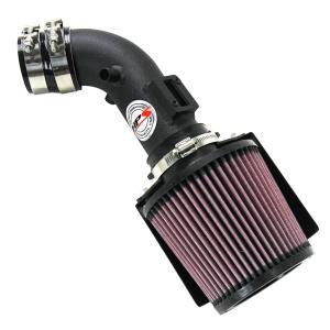 2006-2011 Honda Civic 1.8L HPS Shortram Air Intake + Heat Shield Black 