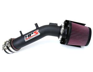 2003-2007 Honda Accord 2.4L with MAF Sensor SULEV HPS Shortram Air Intake + Heat Shield Black 