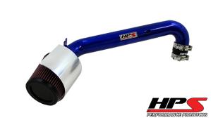 1996-2000 Honda Civic CX DX LX HPS Shortram Air Intake + Heat Shield Blue 