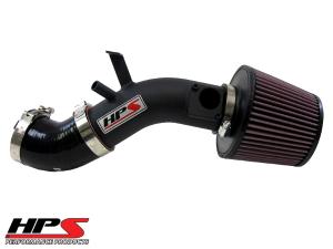 2005-2008 Toyota Corolla 1.8L HPS Shortram Air Intake Kit Cool Black 