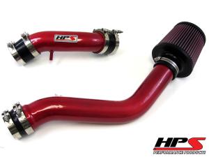 2004-2008 Hyundai Tiburon 2.0L with MAF Sensor HPS Cold Air Intake Kit Long Ram Red 