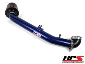 2006-2009 Pontiac Solstice 2.4L Non Turbo HPS Cold Air Intake Kit Long Ram Blue 