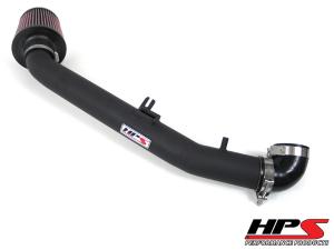 2006-2009 Pontiac Solstice 2.4L Non Turbo HPS Cold Air Intake Kit Long Ram Black 