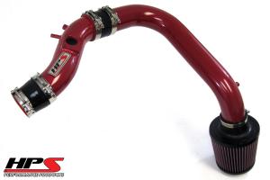 2003-2004 Pontiac Vibe 1.8L HPS Cold Air Intake (Converts to Shortram) Red 