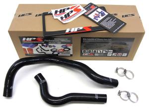 92-00 Honda Civic with B16, 99-00 Honda Civic Si  HPS Radiator Hose - (Black)