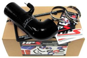 2013-2014 Scion FRS HPS Black Silicone Air Intake Hose Post MAF Delete Stock Sound Tube - Black
