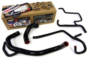 2012-2013 Chrysler 300C SRT8 6.4L V8 HPS Black Silicone Radiator Hose Kit Coolant - Black
