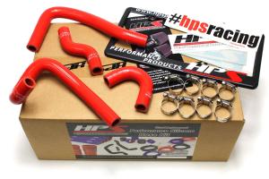 1993-1995 Mazda RX7 FD3S HPS Red Silicone Heater Coolant Hose Kit - Red