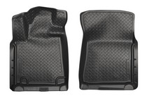 10-14 Toyota Tundra Double Cab Pickup, 10-15 Toyota Sequoia Husky Floor Liners - Front, Black