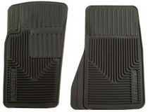 1997-2001 Jeep Cherokee, 1997-2004 Chevrolet Corvette, 1999-2004 Jeep Grand Cherokee, 2002-2006 Jeep Liberty, 2007-2011 Jeep Wrangler Husky Heavy Duty Flexible Front Floor Mats – Black