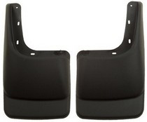 2008-2012 Ford Escape, 2008-2012 Mercury Mariner, With or With Out Factory Running Boards Husky Custom Molded Rear Mud Guards – Black (With or With Out Factory Running Boards)