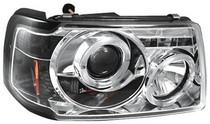 01-08 Ford Ranger In Pro Car Wear Head Lamps, Projector W/ Rings - Chrome