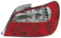 02-03 Subaru Impreza WRX In Pro Car Wear Tail Lamps, Crystal Eyes - Set - Ruby Red - Not for Wagon