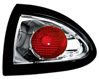 95-99 Pontiac Sunfire 4DR In Pro Car Wear Tail Lights - Crystal Style